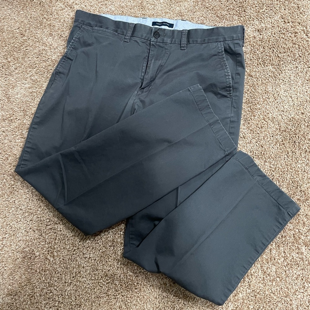 Men’s Gray Tommy Hilfiger Casual Slacks 36x30